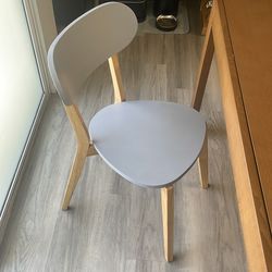 Mid-century modern wooden chairs