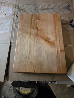 Hand Made Maple and Mahogany cutting board