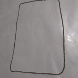 14K White Gold Chain Chain Lent 20-in Used