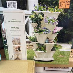 5 Tier Flower Pot Stackable 