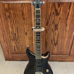PRS PE Night Black 6 String Electric Guitar 