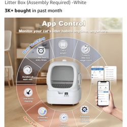 Mintakawa Automatic Self-Cleaning Cat Litter Box – Like New..