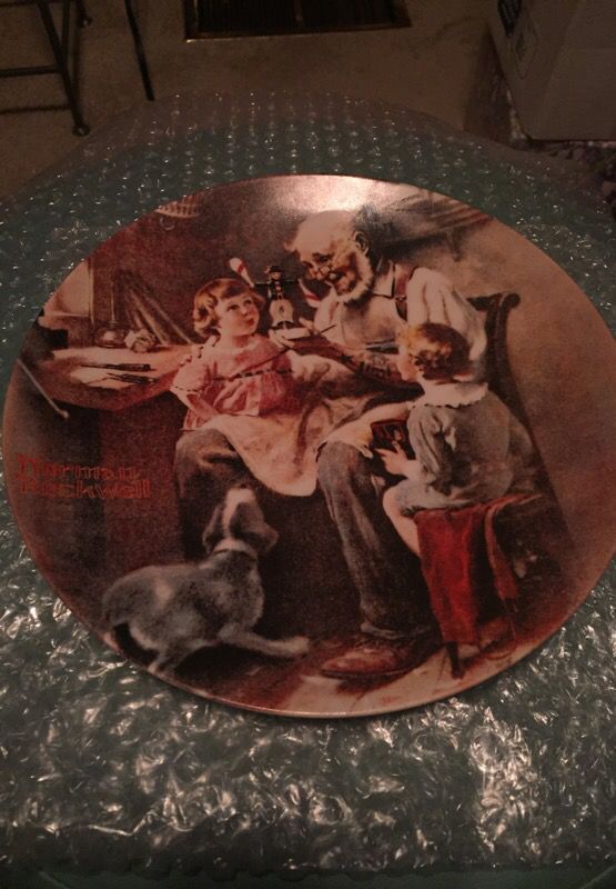 Norman Rockwell “THE TOY MAKER” Collector Plate