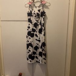 Cow Costume / Cow Print Dress Size M