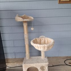 Yaheetech Cat Scratching Tree 32"