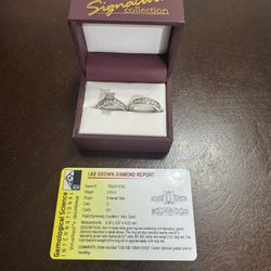 New Bridal Ring Set And Grooms Ring