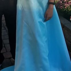 Cinderella Blue prom Dress