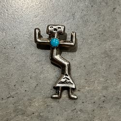 Felix Joe Sterling Silver Yei Dancing Man Pendant