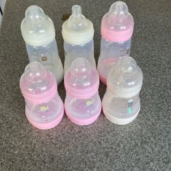 Set Of 6 Mam Bottles 