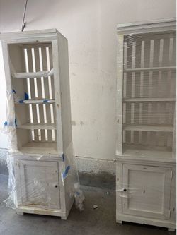 Living Spaces Farmhouse Storage Cabinets