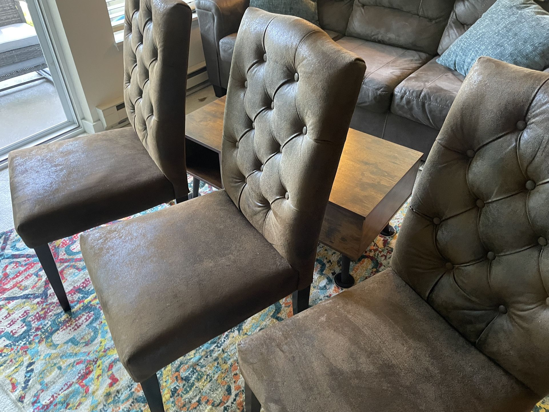 Dining Chairs- World Market- Covers Included