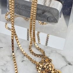 ✨💛 14K Solid Gold Box Chain|24"|1.5mm|9.63g.👌💛