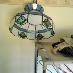 Stained Glass Vintage Ceiling Light