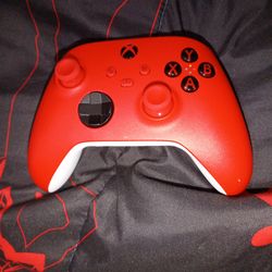 Red Wireless Xbox Controller