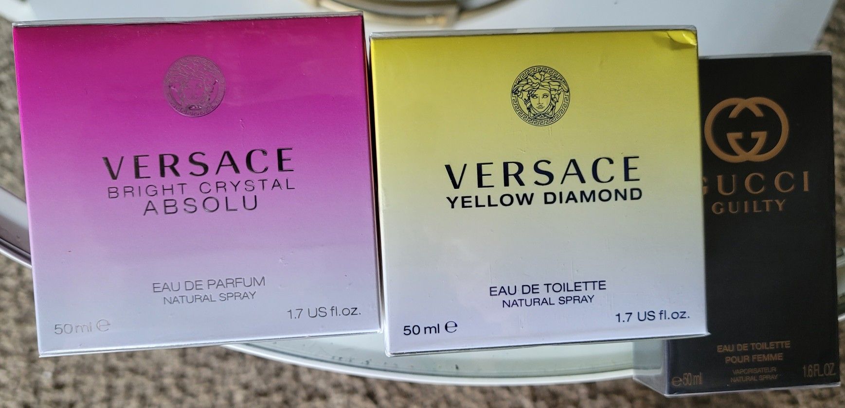 Versace And Gucci Perfume 