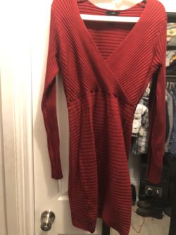 On The e Knee Red Dress