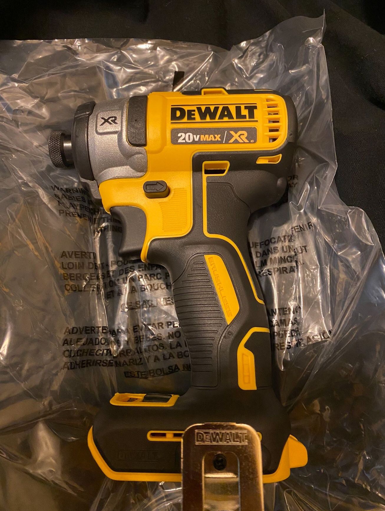Dewalt 20 V Max Xr Cordless Brushless 3Speed 1/4 In Impact Driver Tolo