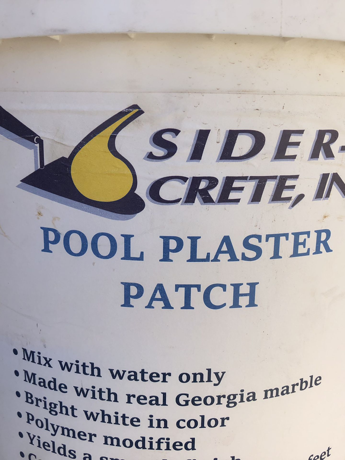 Pool plaster patch