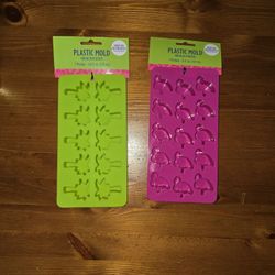 Palm & Flamingo Plastic Molds 