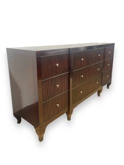 Barbara Barry Baker Furniture Reeded Mahogany Dresser