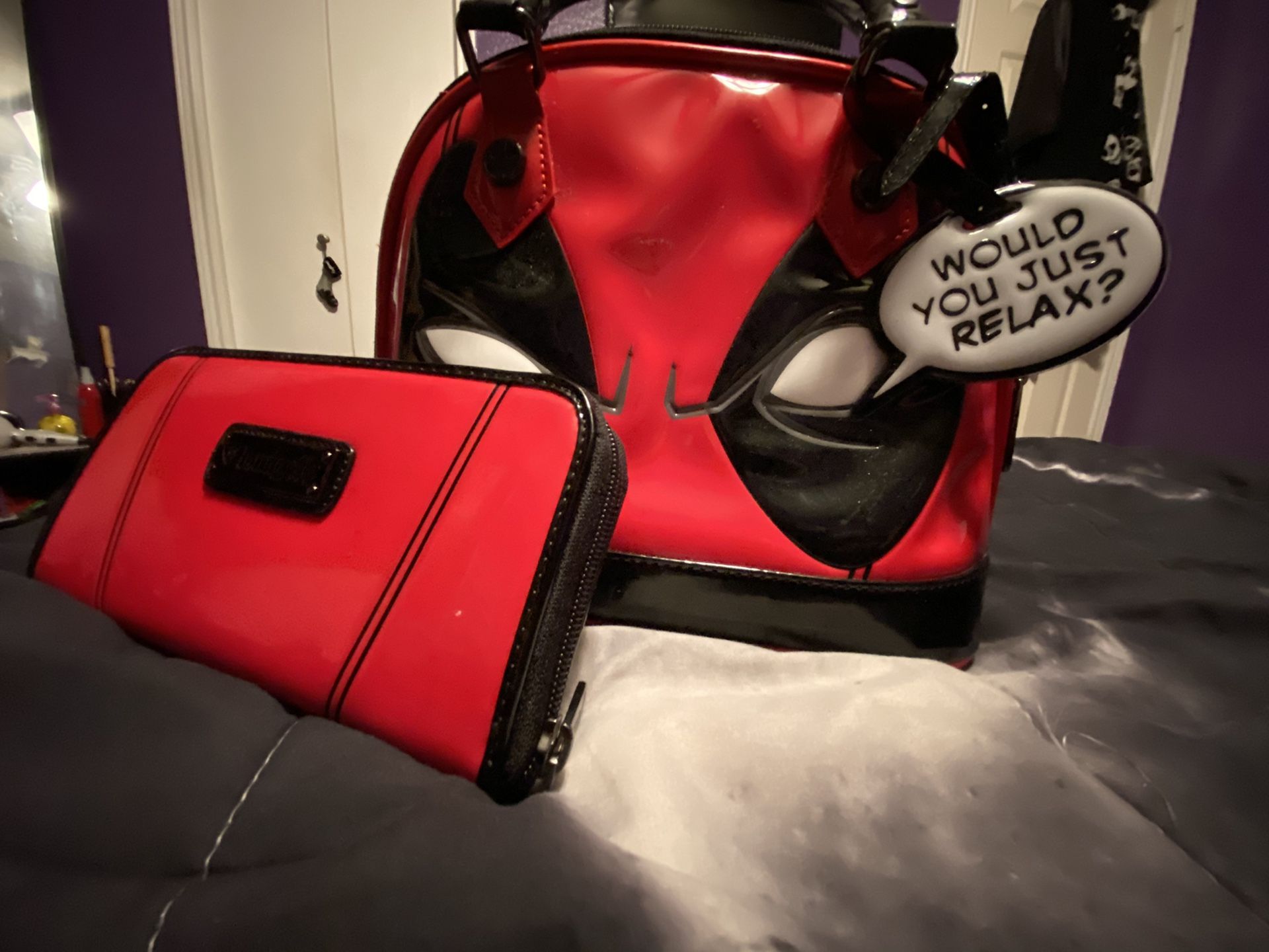 Loungefly Deadpool Bag Purse and Clutch