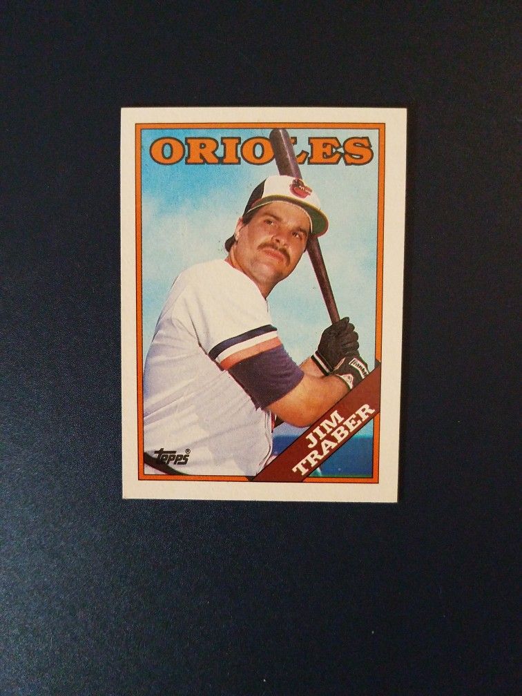 Jim Traber 1988 Topps Baseball Card