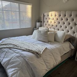 Queen Upholstered Bed frame 