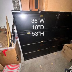 IN WOODLAND HILLS TWO LARGE FILING CABINETS