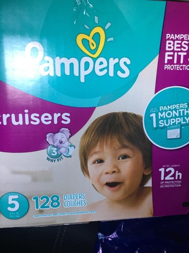 Pampers diapers size 5 Cruisers