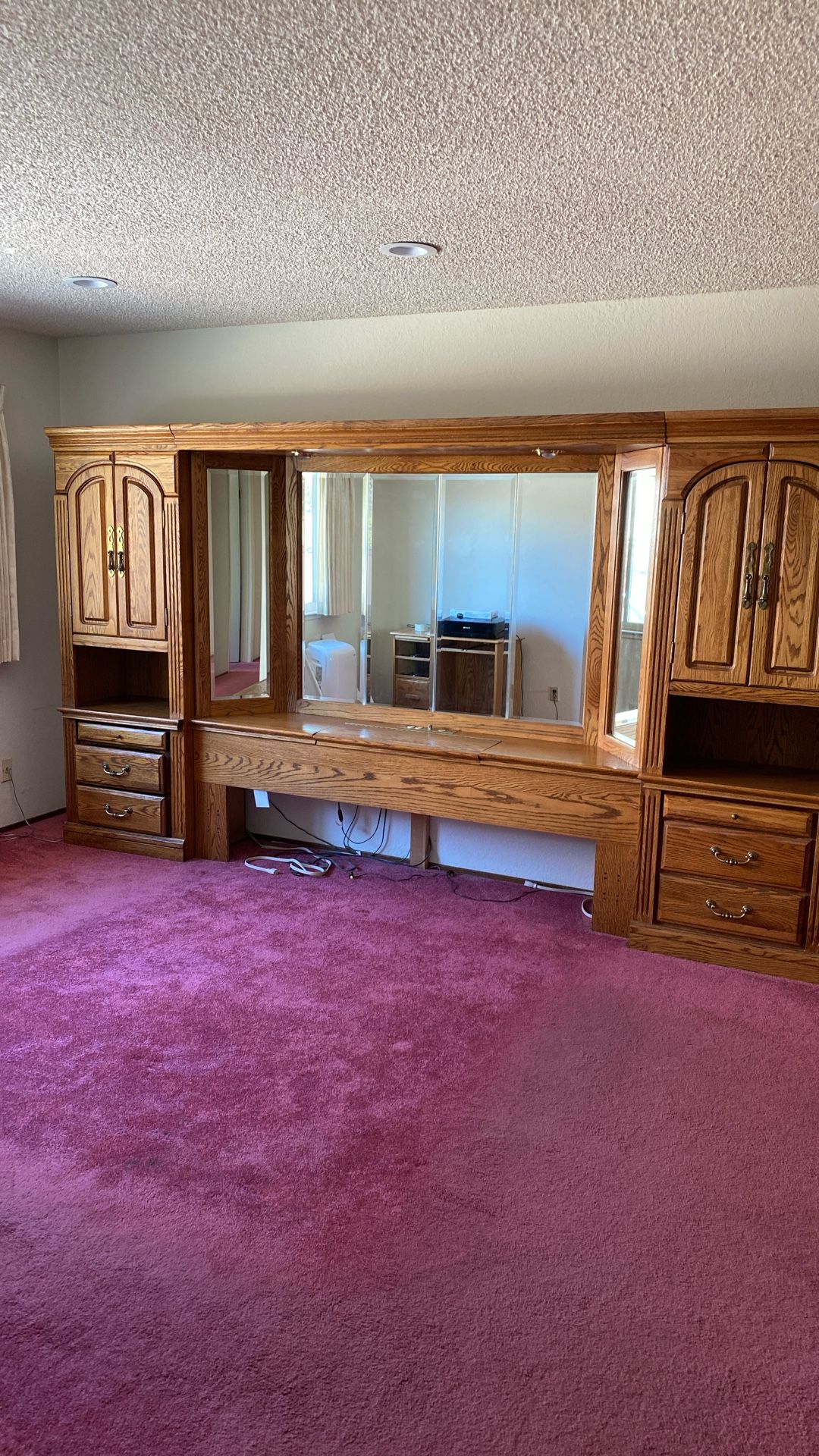 Headboard And  Cabinets 
