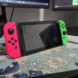 Switch With Dock, Charger, And Case