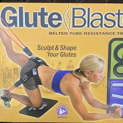 GoFit Glute Blaster Belted Tube Resistance Trainer