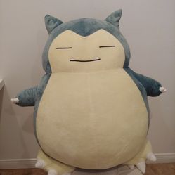 Pokemon Center Snorlax OA Plush 28x28 Large Size Official Stuffed Toy