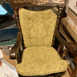 Vintage Oak Rocking Chair 