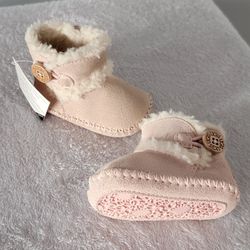 New UGG Pink Girls Boots Kids Baby Newborn Size O/1