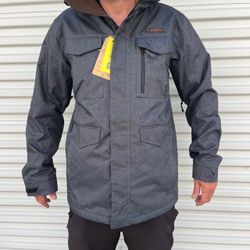 NEW Burton Covert 2.0 2L snow snowboard jacket MEN’S MEDIUM gray grey