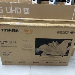 Toshiba 50” 4K LED TV! Finance For $50 Down Payment!!!