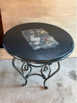 Round table original Art piece