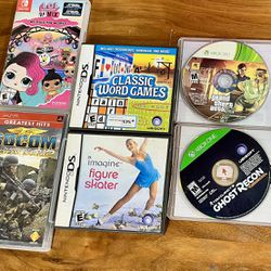 ALL SEVEN GAMES PICTURED FOR ONE 1️⃣ SUPER LOW PRICE: GAMES ITEMIZED BELOW ⬇️ PSP, NINTENDO DS & NINTENDO SWITCH, XBOX 360 & XBOX ONE⬇️  Grand Theft⬇️