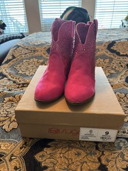 Suede Pink Boots