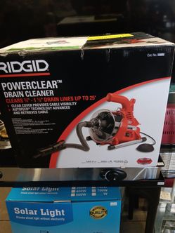 RIDGID DRAIN CLEANING SNAKE