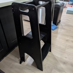 Toddler Wood Kitchen Stool