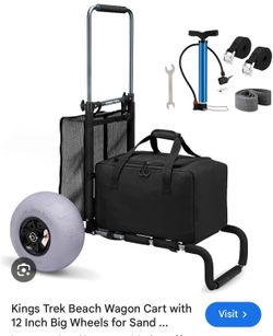 Beach wagon cart