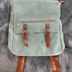 Leather Purse Backpack 