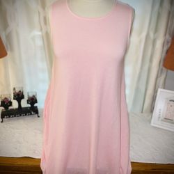 Zenana Premium Light Pink Tunic/Dress Size Small NEW WITH TAGS