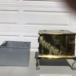 Antique Brass Cooler 