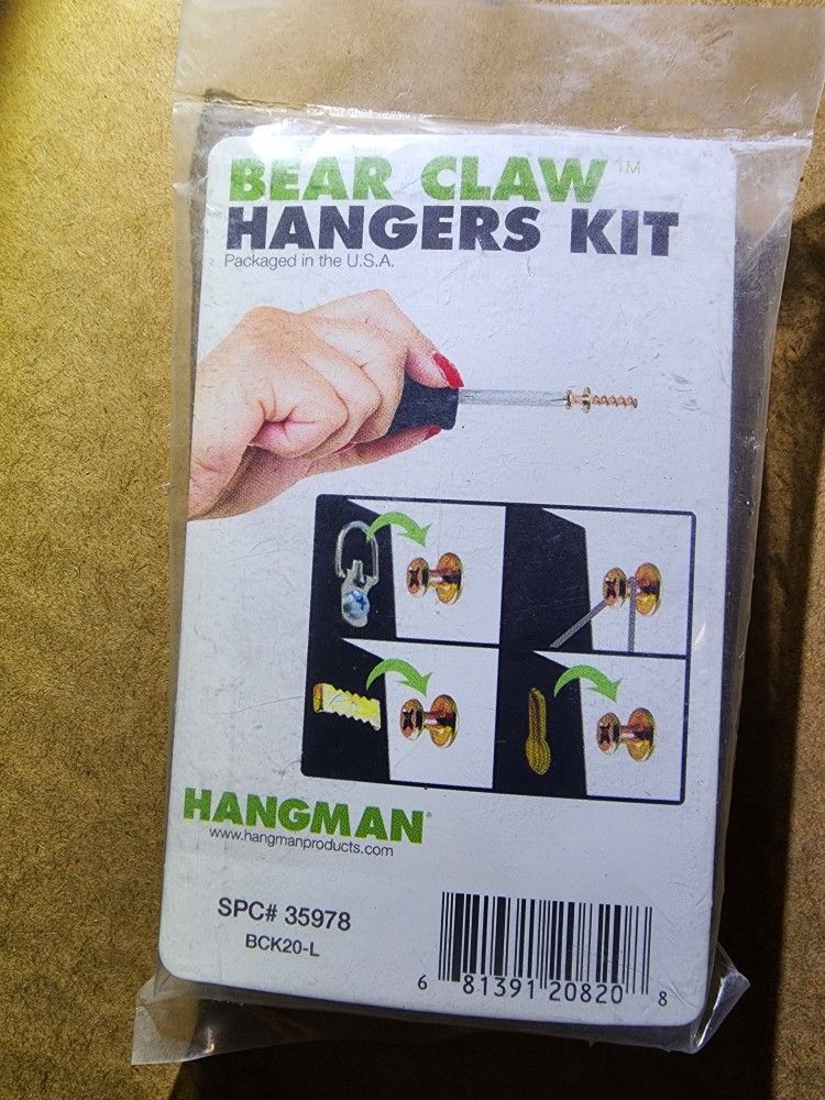 Hangman bear claw hangers kit 20 pc
SPC 35978 BCK20-L