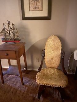 Antique golden chair