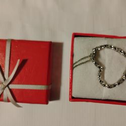  Unique 925 Silver Heart Necklace For Valentine's 