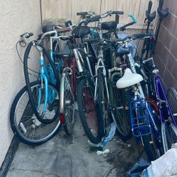 Bikes And Wagons. Rare Half Bike Scooter!!